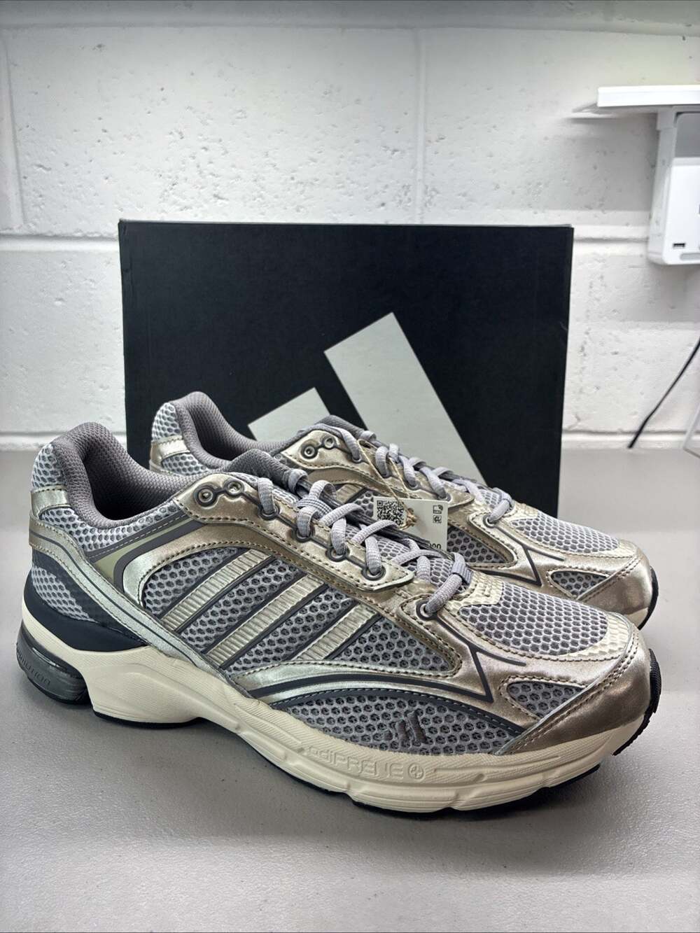 ADIDAS SPIRITAIN 2000 Trainer Men Glory Grey Cyber Taupe Oxide KI4383 Size 10